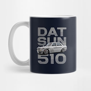 Drive The Classic Car - Datsun 510 (Grey) Mug